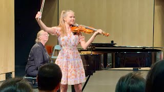 Amazing Performance of 15 Year Old Karolina Protsenko  Sarasate  Zigeunerweisen [upl. by Eenafit]