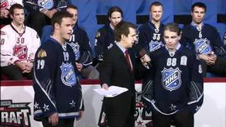 NHL All Star Draft Jonathan Toews drafted by Team Lidstrom  TSN Feed [upl. by Shannen]