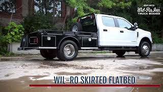 WilRo Skirted Flatbed  The Highest Quality Flatbed On the Market [upl. by Sparke110]