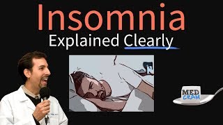 Insomnia Explained Clearly  Causes Pathophysiology amp Treatment [upl. by Ialocin]