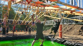 Tough Mudder 2022 Seattle 15k run  Obstacles [upl. by Ylhsa]