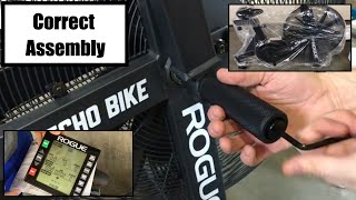 Rogue Echo Bike Unboxing and Assembly [upl. by Onairda661]