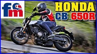 Honda CB650R 2019  Review y prueba [upl. by Noonan]