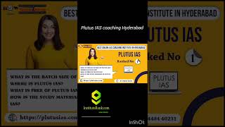 Plutus IAS coaching Hyderabad iasinstitute upsc ips motivation [upl. by Ettennyl]