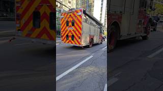 Montreal Fire Department air supply unit 1605 [upl. by Chanda]