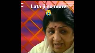 Tribute Lata Mangeshkar  Great Singer  Breaking News  Very 😭 [upl. by Ymerej]