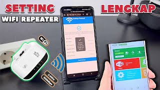 Tutorial lengkap Setting Wifi Repeater 300 Mbps  Cara mengubah nama dan password wifi repeater [upl. by Enitsirc96]