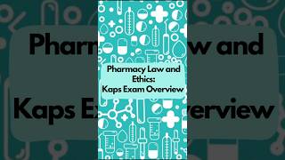 Pharmacy Law and Ethics KAPS Exam Overview shorts pharmacy [upl. by Pavia288]