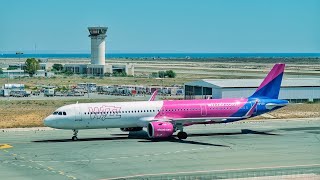 Wizz Air A321neo Takeoff from Larnaca [upl. by Grosvenor]