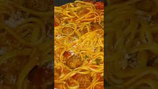 Italian sausage spaghetti food foryou cooking spaghettirecipes spaghetti [upl. by Aikar]