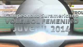 Campeonato Sudamericano de Voleibol Femenino Juvenil 2014  Match 4 Chile vsArgentina [upl. by Aicsila973]