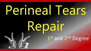 Perineal Tears Repair First and SecondDegree  TOACS  OSCE Station [upl. by Ellehctim]