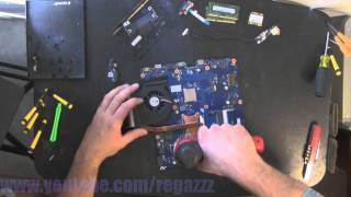 SAMSUNG NP R730 R730 take apart video disassemble how to open disassembly [upl. by Ahsimin]