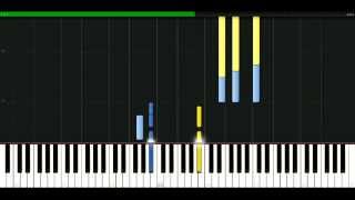 Moby  Porcelain Piano Tutorial Synthesia  passkeypiano [upl. by Rashidi]