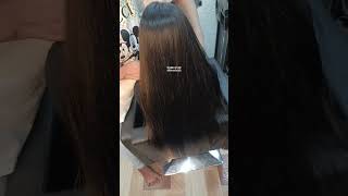 Hair botox final lookfull look salonhair keratintreatment keratin trending trendingshorts [upl. by Lev]