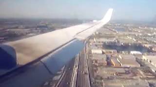 Miami Airport  landing  Beechcraft 19000D  Continental 2007 [upl. by Ttocserp]