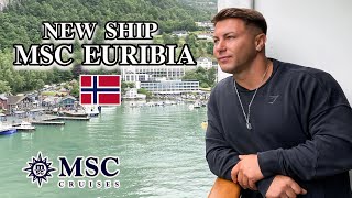 MSC Euribia NUEVO CRUCERO 🤩 Subiéndome por PRIMERA VEZ a UN barco 🌍 FJORDEN 🇳🇴 [upl. by Maitund]