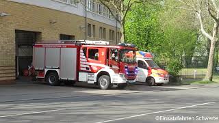 PieperDurchsage B3ausgelöste BMA Einsatfahrten der Feuerwehr Bochum Wache 12 [upl. by Roscoe]