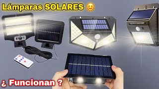 COMPRE TODAS las Lámparas Solares 🌞 ¿ Funcionan [upl. by Uol29]