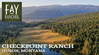 Montana Ranch For Sale  Checkpoint Ranch  Huson MT [upl. by Reiss]