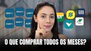 Como saber QUAIS AÇÕES E FIIS comprar todos os meses [upl. by Rosenthal]