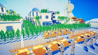 Zombie 100 Units vs Stormtrooper Army Soldier  Totally Accurate Battle Simulator TABS [upl. by Martha897]