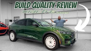 Ford Mustang MachE Rally Build Quality Review  A Fun EV With Great Fit Finish amp Materials [upl. by Cho65]