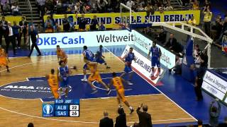 Spektakel in der o2 World ALBA schlägt Sassari Highlights [upl. by Namyw]