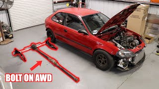 1400HP AWD Civic is Terrifyingly FAST FRUSTRATE EG Ridealong FASTEST Honda on the Street [upl. by Aeel]