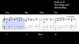 Gnossienne No 3 with musical analysis  Erik Satie [upl. by Albertina50]