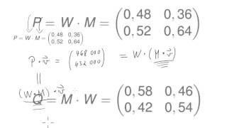 Anwendung der Matrizenmultiplikation Teil 1 [upl. by Ahsienat]