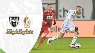 Highlights Matchday 24 KAS Eupen vs Standard de Liège 02 [upl. by Akkin]