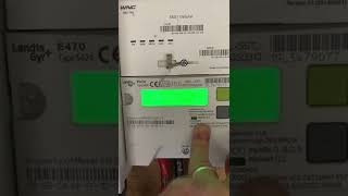 How to read an electricity meter Landis E470 type 5424 [upl. by Aiyotal]