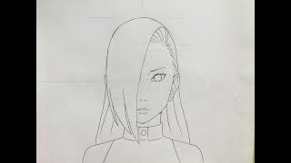 How to draw Ino Yamanaka Naruto [upl. by Aicileb]