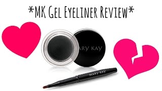 Mary Kay Review Gel Eyeliner  Alicia Olsen [upl. by Ailahtan]