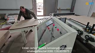 China composite cardboard production line  WELLDOING cardboard productionline [upl. by Harmaning]