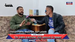 Hassan Pasha reaction after BJP Loses Ladakh Parliamentary seat in Lok Sabha elections 2024 [upl. by Radcliffe]