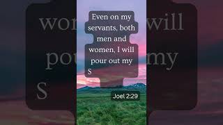 Verse of the Day Joel 229 bibleverse godsspirit FaithAndHope ScriptureTruth inspiration [upl. by Salamanca613]