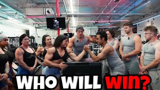 body builders vs regular people Who wins [upl. by Kirt]