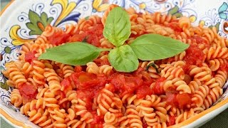 Fusilli Pasta with Tomato Sauce  Rossellas Cooking with Nonna [upl. by Cardew487]