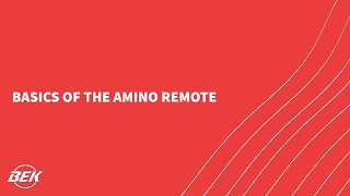 Basics of the Amino Remote [upl. by Nylatsirhc]