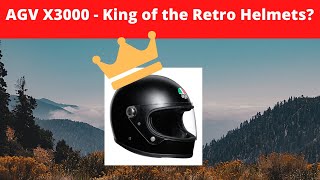 AGV X3000 Retro Helmet Review  King of the Cafe Racers [upl. by Nawj]