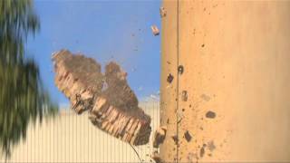 Demolition of Loddon Linen Chimney 31072012 [upl. by Chaim399]