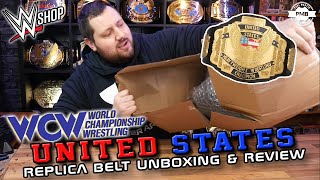 UNBOXING NEW WWE SHOP WCW UNITED STATES REPLICA BELT [upl. by Miett307]