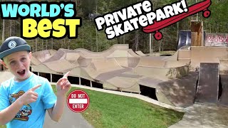 Riding The Worlds BEST Backyard Skatepark [upl. by Tessa]