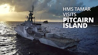 HMS Tamar visits remote Pitcairn Island [upl. by Isaacs861]