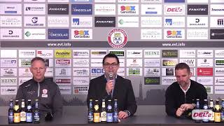 EV Landshut vs ESV Kaufbeuren 04102024  Pressekonferenz [upl. by Vivica]