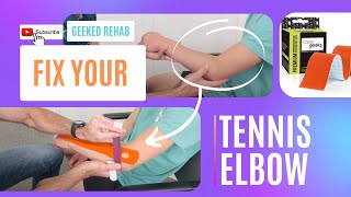 Kinesiology Taping Lateral Epicondylitis With Explanation Tape Like a Pro [upl. by Eelidnarb]