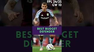 GW 10  Best Budget Defender fantasypremierleague fpl shorts [upl. by Lletnwahs]