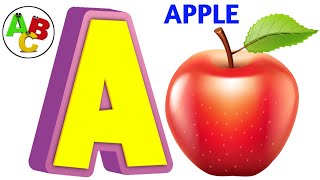 Alphabet Song With Action  ABC Phonics For Kids  A is for Apple🍎 B is For Baby [upl. by Longo]